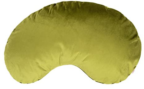 beties Samt&Sonders Serie Zierkissen Bohne Niere ca. 25x45 cm Kissen in Bohnenform (Mai-grün)