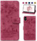 Bxithnr Handyhülle für iPhone XS MAX - Leder Klapphülle Mit Magnetverschluss, Standfunktion Und Kartenfach - Brieftasche Flipcase Cover - Rot
