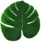 Yusat Lot de 12 drapeaux de table en forme de feuille Monstera, dessous de plat, sous-verres, décoration murale, fleur artificielle