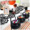 Halloween hexenkessel, 3pcs halloween deko Hexe Cauldron Süßigkeiten Eimer Bonus 1 Stand, schwarzem Kunststoff Hexen Cauldron auf Rack, Mini Halloween Süßigkeiten Schüssel für Home Kitchen Decor