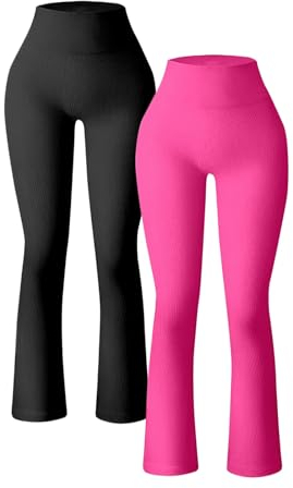 Pantalones de yoga de invierno para mujer, acanalados, sin costuras, cintura alta, pantalones elásticos, pantalones negros, pantalones de jogging, pantalones de yoga, pantalones deportivos elegantes,
