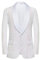 CARFFIV Veste à paillettes pour homme en velours pour fête, bal de fin d'année, mariage, dîner, symétrie, rose, S