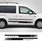 LIOUFTT Auto-Seitenstreifen-Aufkleber, Vinyl-Aufkleber, passend für VW Caddy MK1 MK2 MK3 MK4 4 3 2 Maxi Kombi Camper Van Zubehör