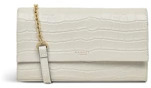 RADLEY London Chancery Row Mini Flapover Crossbody for Women, in Chalk Leather