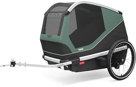 Thule Bexey Remorque Vélo pour Chien Hazy Green, Large