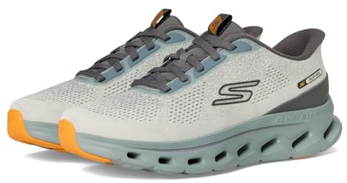 Skechers Herren Go Walk Glide Step 2.0 Maser Hands Free Slip-insSneaker | Freihändige Slip-Ins, Glide-Step-Zwischensohle, luftgekühlte Goga-Matte-Einlegesohle, Ultra-Go-Dämpfung, maschinenwaschbar