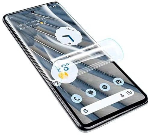 Silsewip Pellicola Protettiva Idrogel per Google Pixel 8 Pro 5G, 2pcs alta sensibilità flessibile TPU protettivo Flim (vetro non temperato)