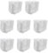 Lot de 6/8 sacs en tissu pour robot VCA-ADB90/XAA de grande capacité