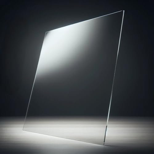 Premium 4mm Polycarbonate Sheet 610mm x 457mm Clear plastic sheet Ideal for Greenhouse glass and Shed window replacement. Polycarbonate sheets up to 20x stronger than Acrylic sheet and Plexiglass.