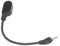 Mic de Jeu de Remplacement pour Casque de Jeu Cloud III, Microphone de Flèche D'amortissement du Bruit Détachable avec Interface AUX de 3,5 Mm, Connecteur plaqué Or (Micro