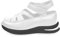 arch support sandals women Orthopedic Sandals Women Plantar Fasciitis Arch Support Wedge Shoes Lightweight Slingback Open Toe Walking Slide Casual Hollow Platform Cushion Summer Sandal White 7