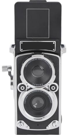 Vintage Mini Digital Camera, Portable Retro TLR Style Point and Shoot Camera, 1080P FHD Video 12MP Autofocus Video for Beginners, Teens, Adults, Kids (64GB)