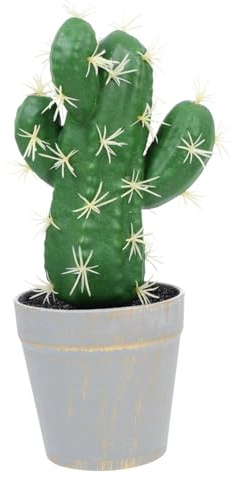 MOTHNUR Mini Cactus Bonsai Artificiale in Vaso Decorazione da Manutenzione Pianta Finta Realistica per Ufficio Soggiorno e Balcone Facile da Pulire