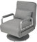 vidaXL Drehstuhl Klappbar Verstellbare Rückenlehne Schlafsofa Schlafsessel Gästebett Liege Realxsessel Chaiselongue Sessel Hellgrau Stoff