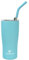 HYDRAFLOW Capri 20oz Triple Wall Vacuum Insulated Tumbler with Straw - Stainless Steel - Reusable - (Powder Aqua)