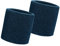 HANERDUN Schweißband Handgelenk schweissband Herren Damen Absorbierende Schweißbänder Arm für Sport Laufen Fahrrad Joggen Fußball Tennis Marineblau(2 STK)-UK