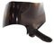 Rubberfashion Latex Slip mit Penishülle - kurze extra dicke Rubber Pants und Anal Kondom - Latexhose für Herren schwarz 0.8mm XL