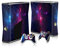 SKINOWN Skin Sticker - Vinilo adhesivo para consola Xbox 360 Slim y mando a distancia, color morado