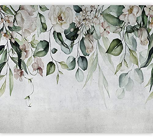 murando - Vlies Fototapete Blätter 350x256cm Foto Tapete Schlafzimmer Wohnzimmer Vliestapete XXL Motivtapeten Bildtapete 3d Effekt Wand Dekoration - Abstrakt Natur Botanik Pflanzen b-C-0949-a-a