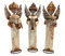 Gall&Zick Engel, Dekofigur, Weihnachten, Weihnachtsfigur, Set/3 aus Holz und Blech, (3er Set mit Holz)