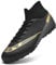 ASOCO DREAM Scarpe da Calcio Uomo Professionale Scarpe da Calcetto Erba Sportivo All'aperto Teenager Scarpe da Allenamento,Nero Oro,43 EU