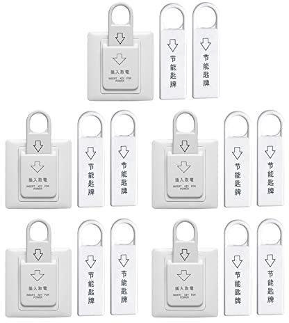 5X High Grade Hotel Scheda Magnetica Interruttore Risparmio Energetico Interruttore Inserire Chiave per 15 Carta