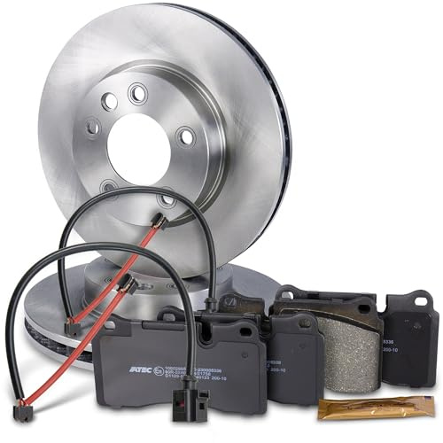 ATEC Germany Bremsenset Vorderachse inkl. Bremsscheiben Ø 330 mm Belüftet + | Kompatibel mit: VW TOUAREG
