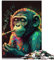 Puzzle für Erwachsene, Marihuana-AFFE, 1000 Teile, Holzpuzzle, geeignet für Erwachsene und Kinder ab 12 Jahren, Relax-Puzzlespiele, Größe: 50x75 cm