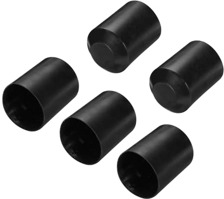 sourcing map Schrumpfende Endkappe 68mm ID x 95mm L 2:1 Ratio Wasserdichte Elektrische Drath Wickel Kleber Ausgekleidet Versiegelt Schrumpfschlauch Kappen für Drath Kabel Pack von 5