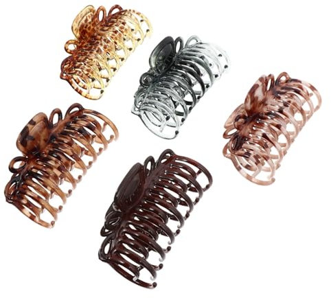 minkissy 15pièces Pince à Cheveux Écaille De Léopard Accessoires Antidérapants Pour Queue De Cheval Clips Élégants Pour Femmes Et Filles