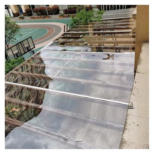 ZHZHXR Lámina for Techos de Policarbonato, Paneles de Techo de Plástico Transparente Placa Duradera de PC for Invernadero, Cochera Cubierta (1x3m)