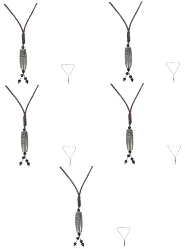 DEARMAMY 5st Neun Augen Dzi Perlenanhänger Tibetisches Buddhismus Tibetischer Schmuck Dzi-perlenkette Halskette Mit Buddha-perlen Tibetische Buddhistische Einrichtung Halsketten Achat