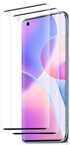Agedate für Panzerglas für Xiaomi 10/10 Pro, 2 Stück Panzer Schutz Glas für Xiaomi Mi 10 Schutzfolie, HD Displayschutzfolie, 9H Härte, Blasenfrei Panzerfolie für Xiaomi 10 Pro Schutzglas
