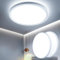 OTREN Lámpara de Techo, Plafón Techo Led 6500K para Baño, Cocina, Oficina, Balcón, Ø23CM（ Pack de 2
