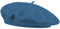 Van Der Rich ® - Baskenmütze Wolle Kind für Einen Maximalen Kopfumfang von 52cm (Denimblaue, One Size)