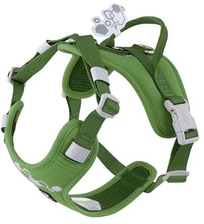 Hurtta Weekend Warrior II ECO Dog Harness (Parsley, 45-60 cm)