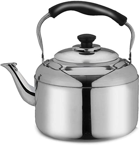 SUNMME Whistling Kettle Stove Induction Stainless Steel Teapot For Gas Hob (color 7l) 6l
