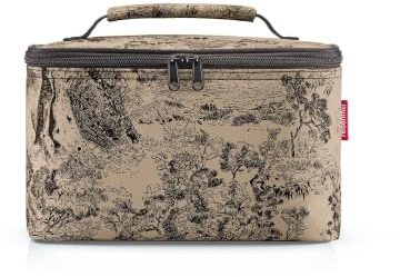reisenthel cometic case Jacquard Brown - quadratischer Kulturbeutel, Gepäckorganisator, Kosmetiktasche