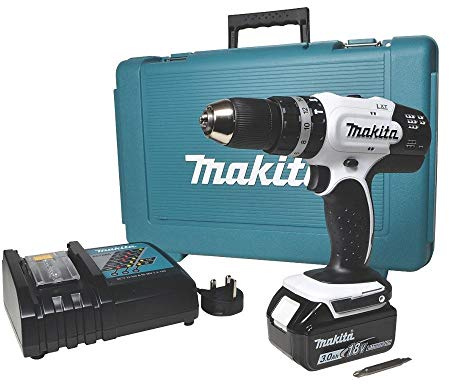 Makita DHP453RFW 18V 3.0Ah Li-Ion Cordless LXT Combi Drill by Makita