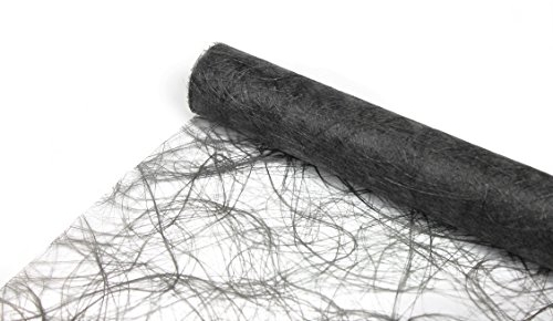 SIZOWEB ® Vlies ( Dekorolle z.B.Tischläufer, Tischband ) 30cm/5m in DUNKELGRAU 9370