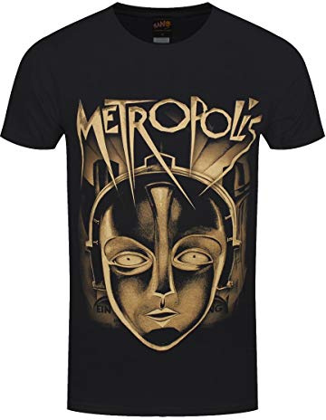 Plan 9 Men's Metropolis Face T-Shirt Black