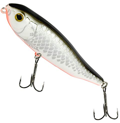 SEIKA Pro Unisex – Erwachsene 10C8900136C10 SEIKA Pr-Toyama-Stickbait Farbe: White Fish Länge: 9,5cm Programm Wobbler, Bunt, Normal