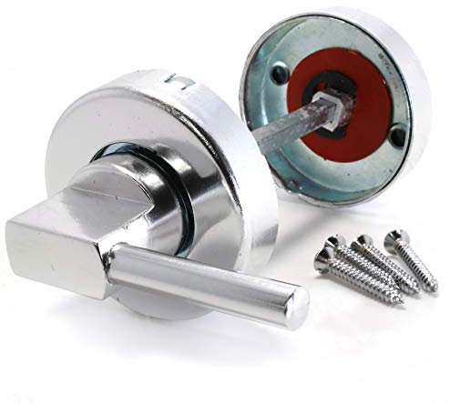 Disabled Bathroom Turn & Release with Red & Green Privacy Indicator, Toilet Door Lock