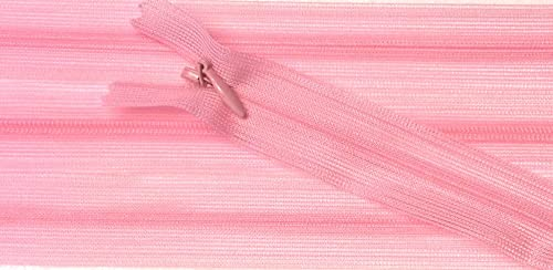 Großhandel für Schneiderbedarf Reißverschluß 22 cm rosa Metall