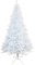 SOLAGUA NAVIDAD Künstlicher Weihnachtsbaum mit extra gefüllten Lamettablättern, 150–300cm Tanne mit Metallstütze (Weiß, 210cm 958Tips)