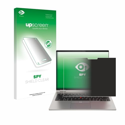 upscreen Anti-Spy Blickschutzfolie für Lenovo ThinkPad X1 Titanium Yoga Gen 1 Made in Germany, Privacy Displayschutz-Folie [Blaulichtfilter]