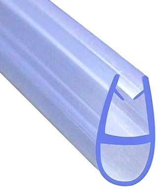 Junta de Estanqueidad de 90cm, Goma para Cristal de 5-6mm de Mampara de Ducha