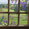 Neukids fensterfolie blumen Glyzinienblüte Fensteraufkleber Wohnzimmer Schlafzimmer bad glasfolie selbstklebend Pflanzen fensterbilder kinderzimmer fensterdeko Doppelseitiges Muster dekofolie