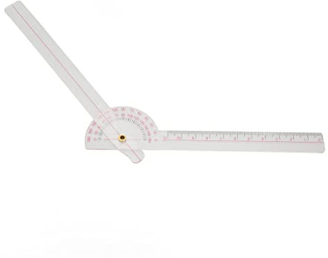 Goniometro articolare, robusto e spesso goniometro per ginocchio spinale in acrilico