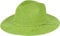 styleBREAKER Damen Panama Sonnenhut mit dünnem Hutband, Strohhut, Schlapphut, Sommerhut, Fedora Hut 04025040, Farbe:Hellgrün